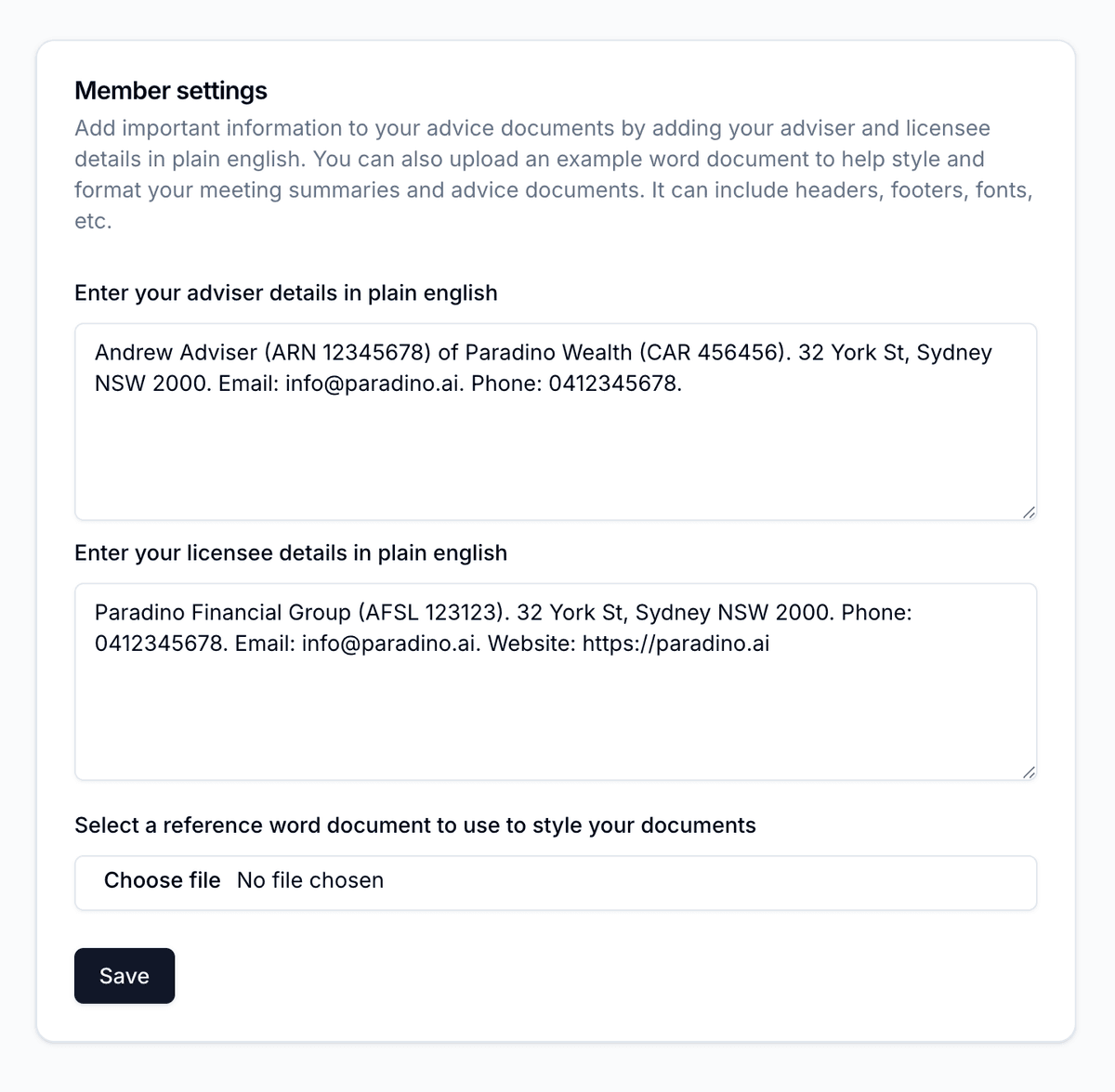 Getting to User Preferences in Paradino